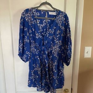 ANTHROPOLOGIE Tie Front Romper